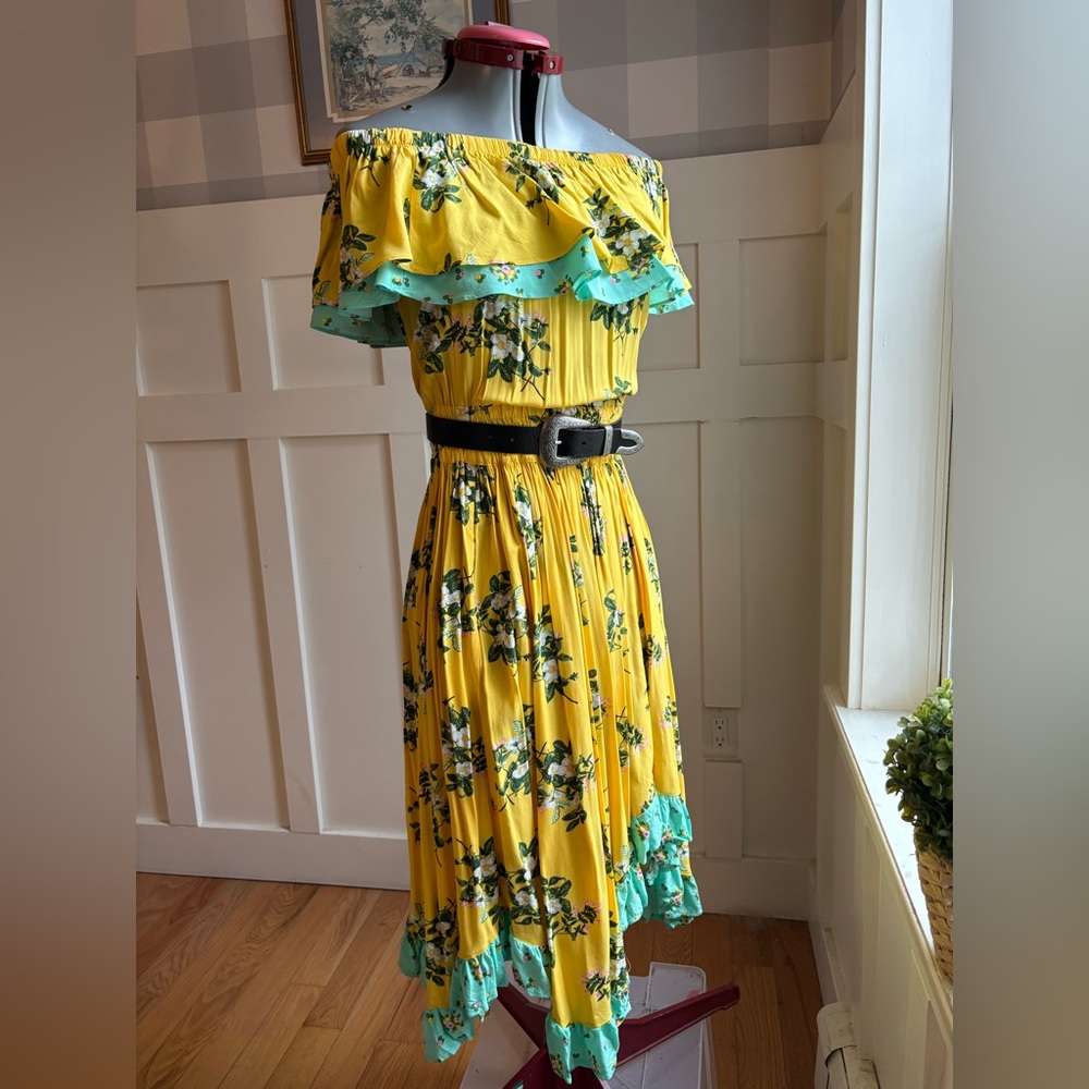 Matilda Jane Yellow Sundress with Flutter Hem Size XS​ - Picture 12 of 12
